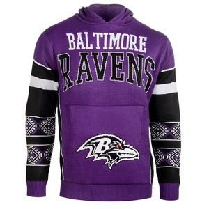 BALTIMORE RAVENS Ugly Christmas Sweater Youth
